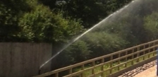 Watering a 40m x 20m outdoor menage